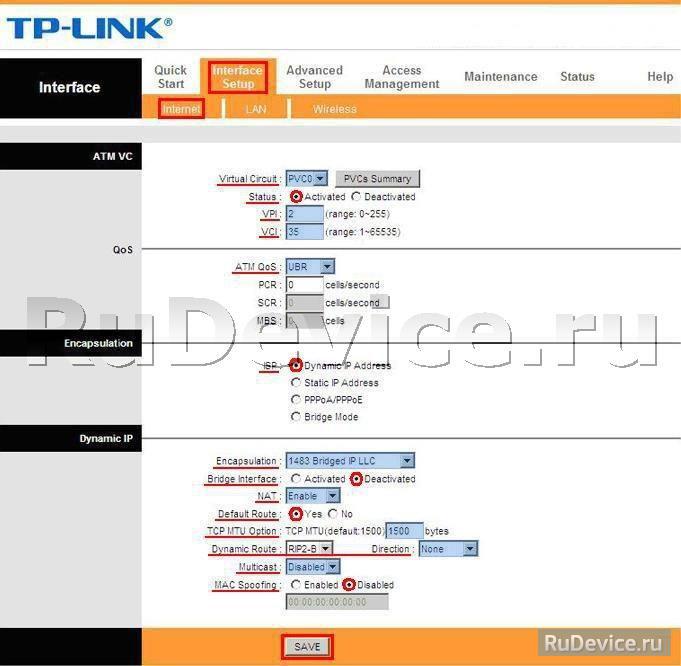 Настройка PPPoE подключения на роутере TP-Link TD-W8151N