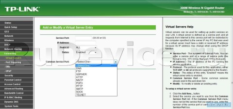 Переадресация/проброс портов на роутере TP-Link TL-WR1042ND Переадресация/проброс портов на роутере TP-Link TL-WR1042ND