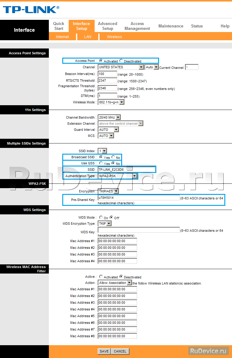 Tp Link Td W8151N Настройка